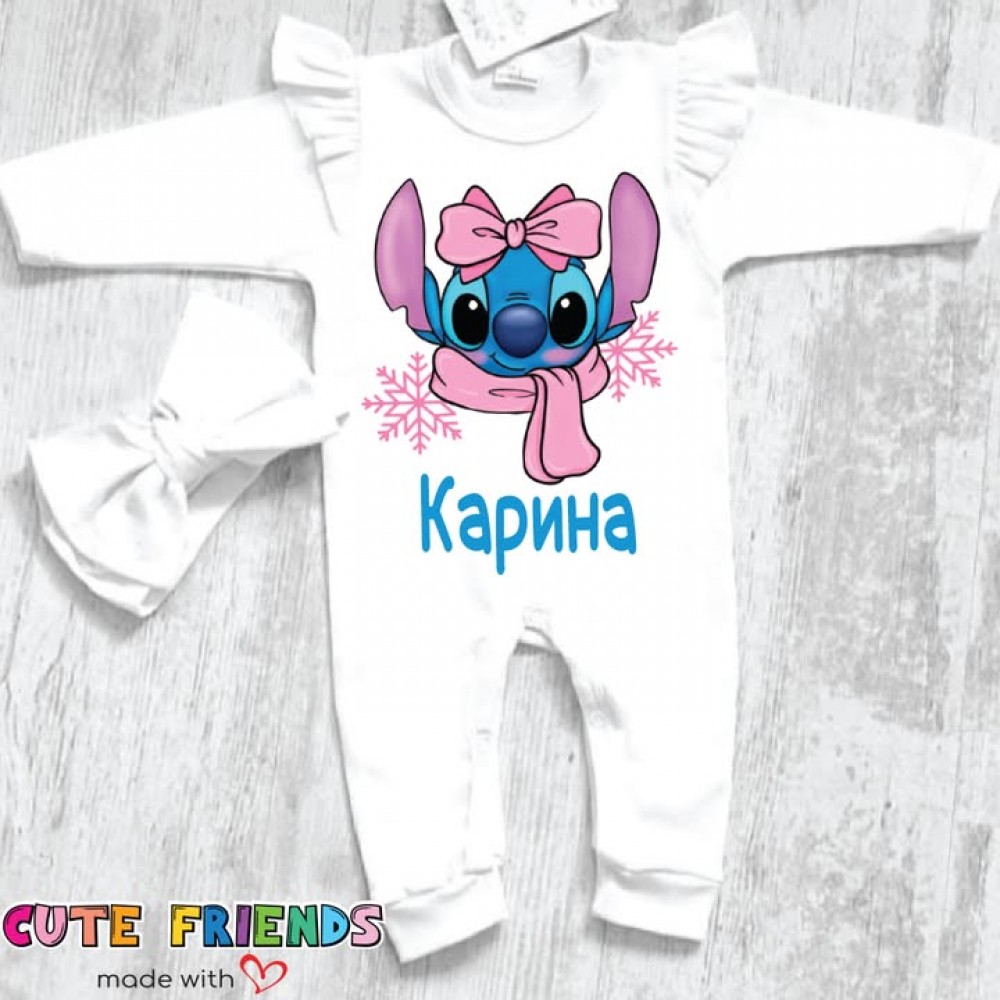 Коледен ромпър Стич