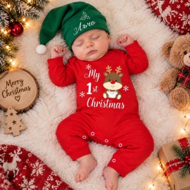 Коледен ромпър My 1st christmas