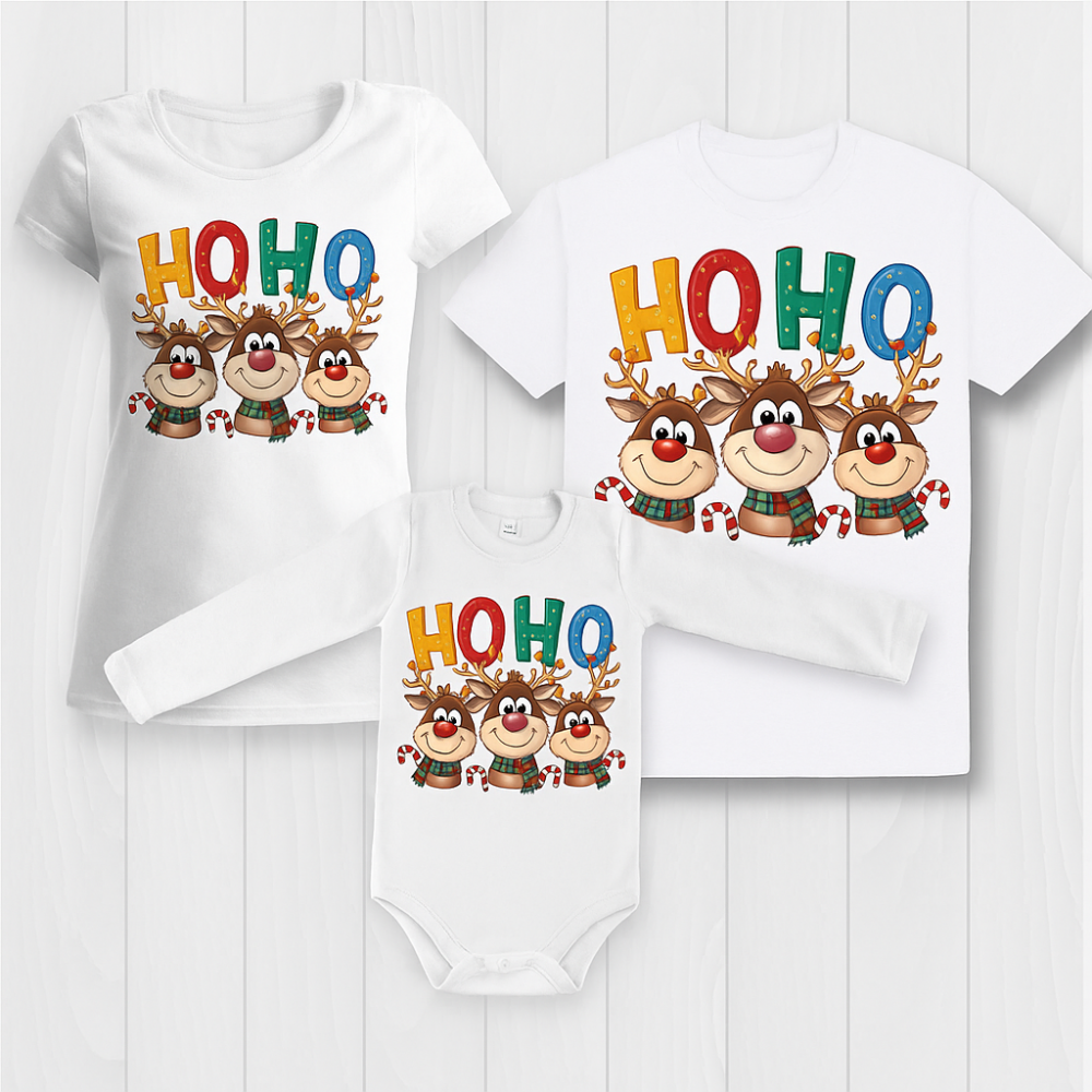 Семейни тениски HO HO HO