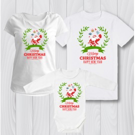 Семейни тениски Merry Christmas
