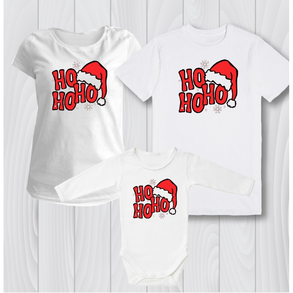 Семейни тениски HO HO HO