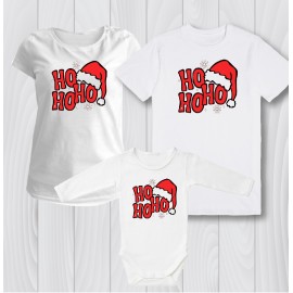 Семейни тениски HO HO HO