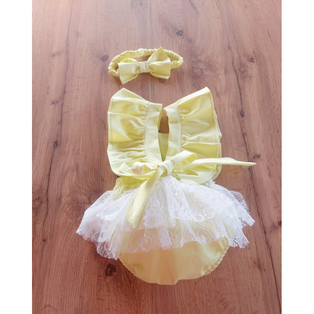 Гащеризон в жълт цвят