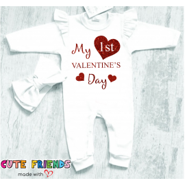 Ромпър My first Velentine's day