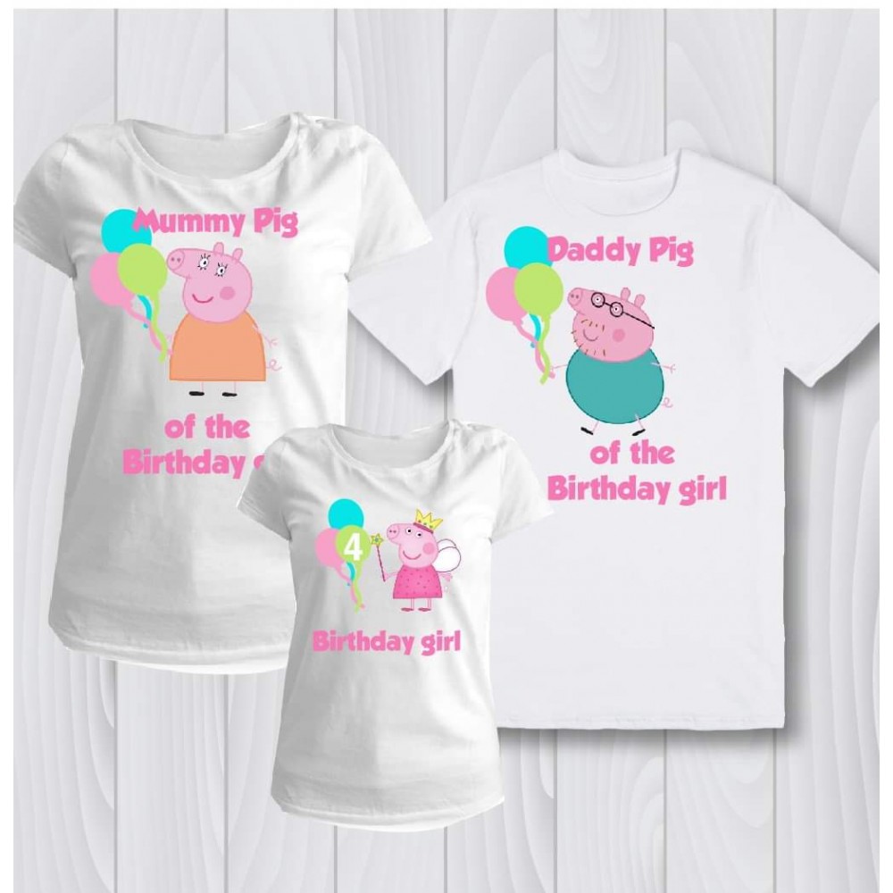 Семейни тениски с Peppa Pig