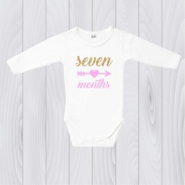 Боди с надпис Seven Months