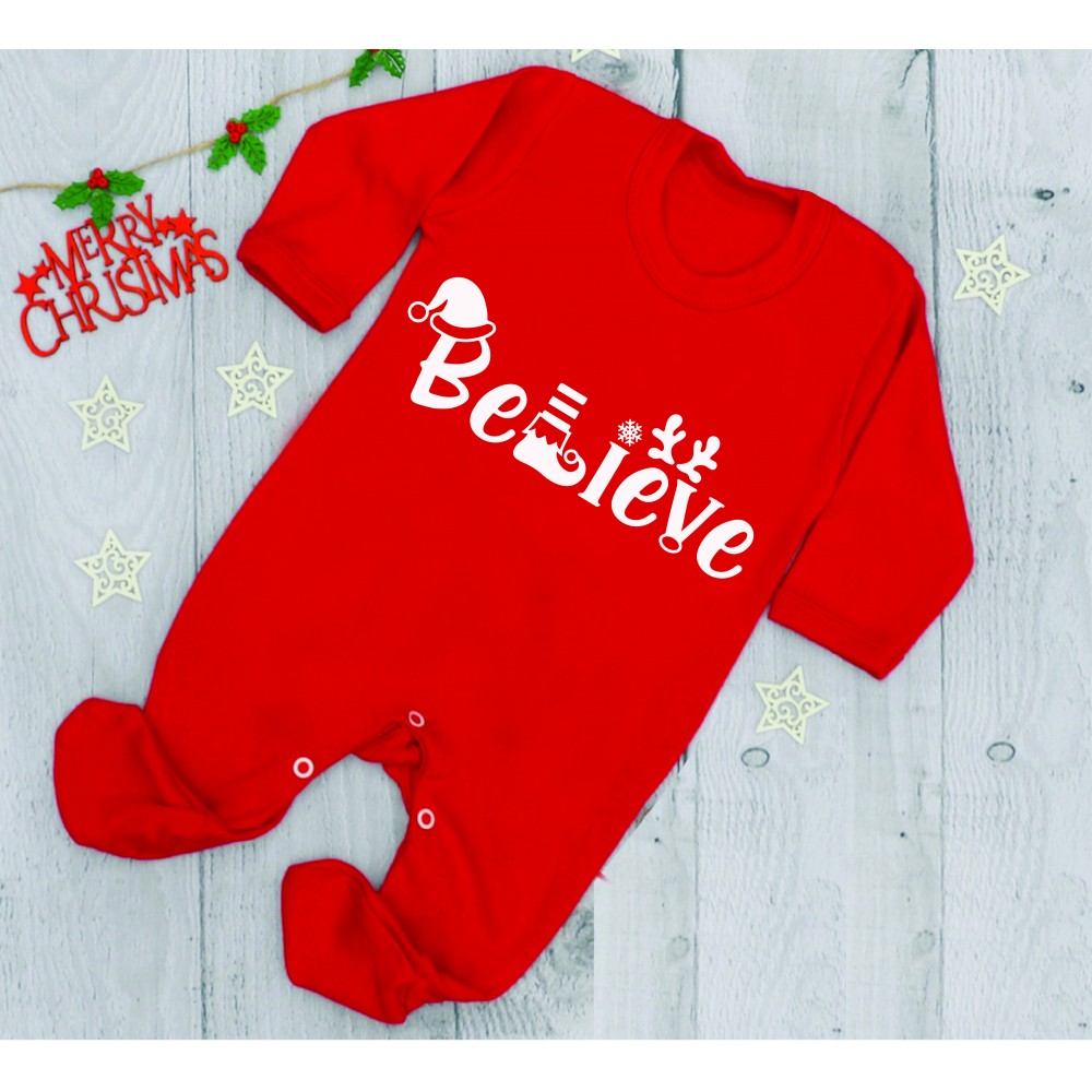 Коледен ромпър Belive