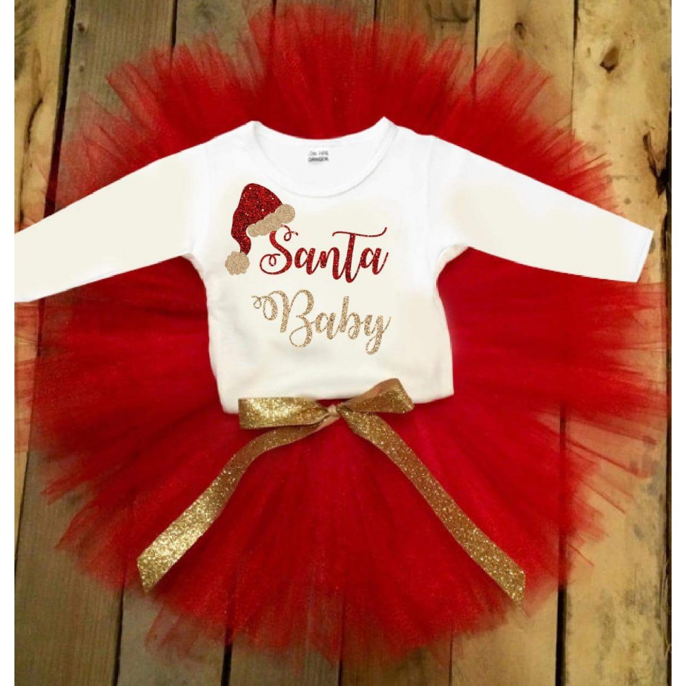 Коледен Туту комплект santa baby